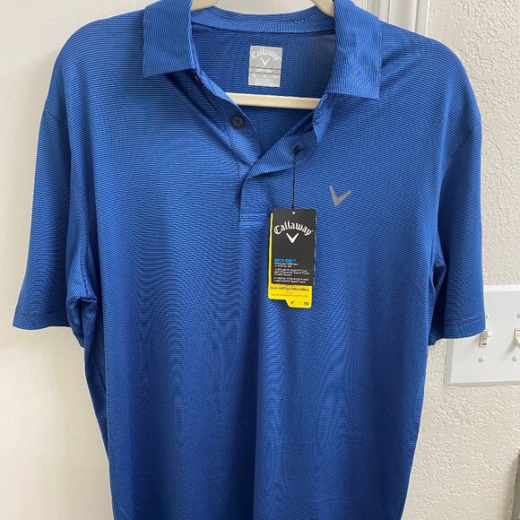 Callaway Men's Polo Blue (NWT) - Picture 1 of 4